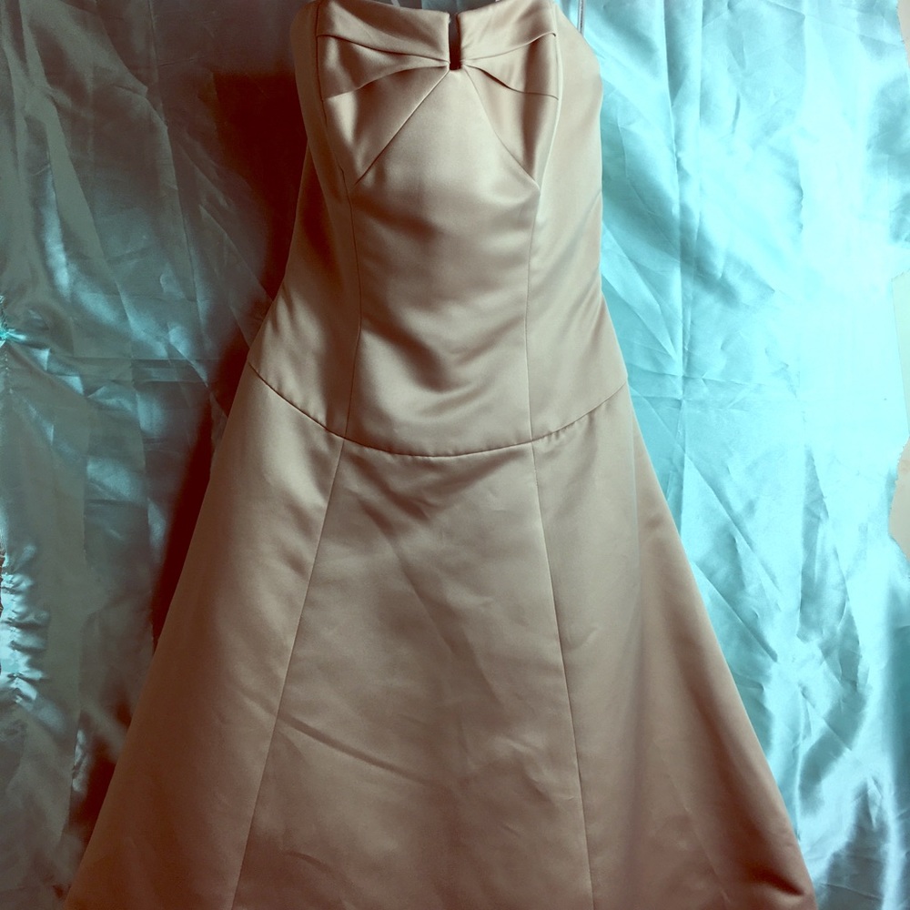 Glam wedding dress worn once by a bridesmaid.